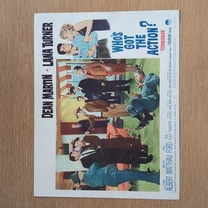 VTG "Who's Got the Action? Movie Lobby Card